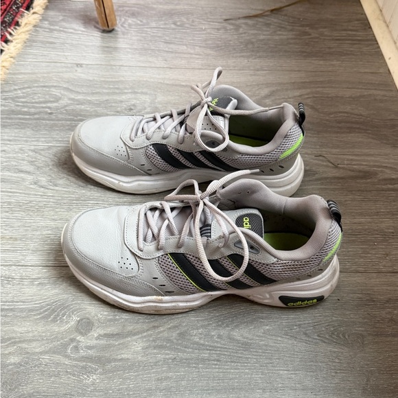 Adidas Neo Strutter Men's Gray/Green Sneakers  Size 11 - Picture 9 of 9